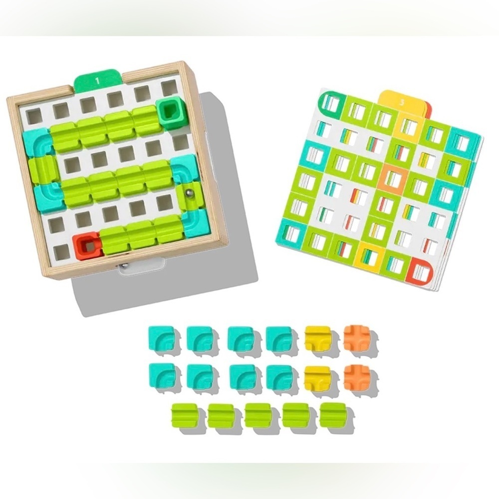 NWT Lovevery Path Builder Marble Maze Vibrant Learning Puzzle Set for Kids